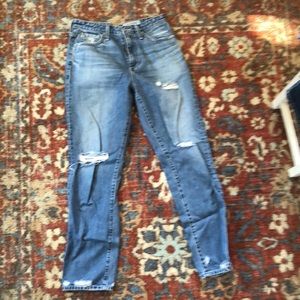 AG distressed jeans